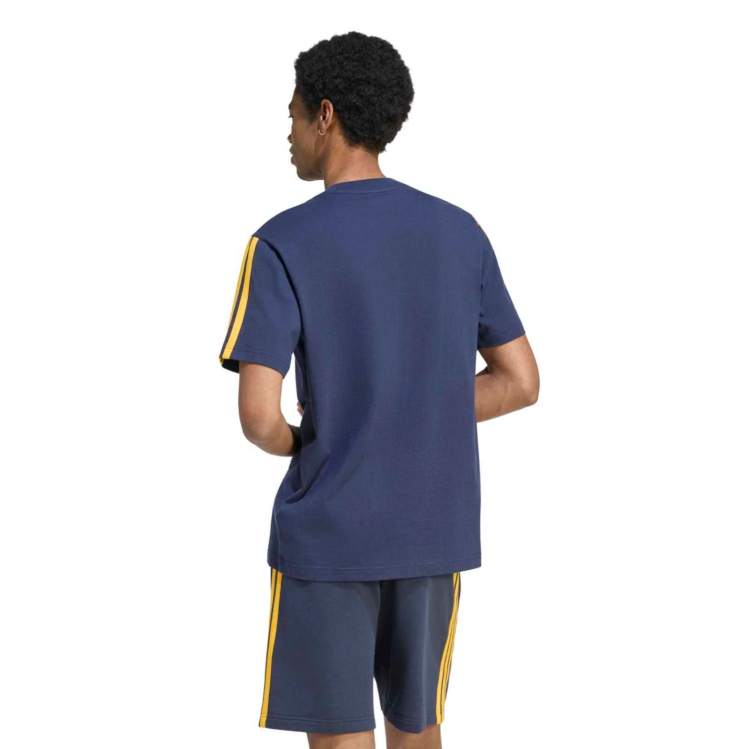Mens adidas DNA T-Shirt 26/27 Navy - Image 3