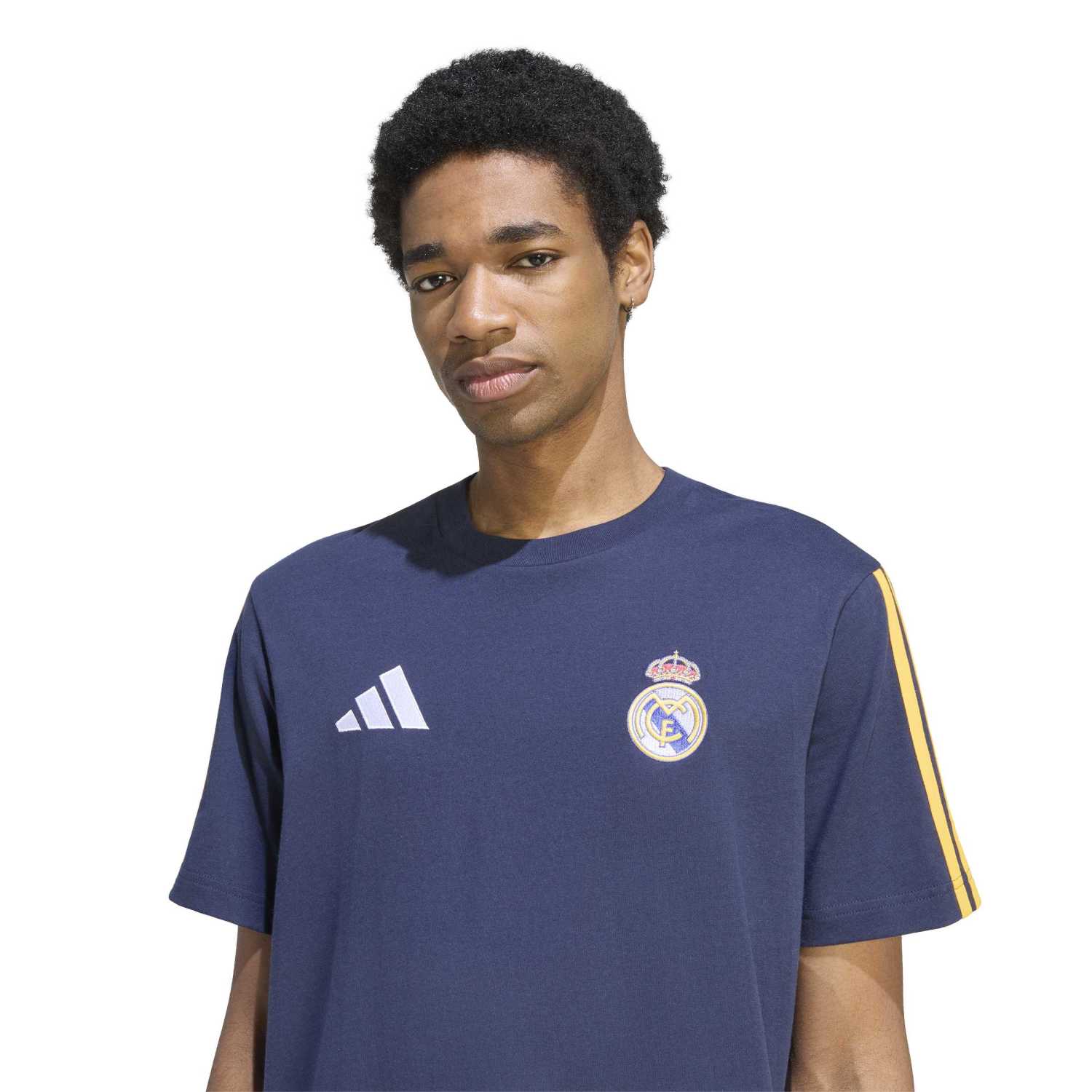 Mens adidas DNA T-Shirt 26/27 Navy - Image 5