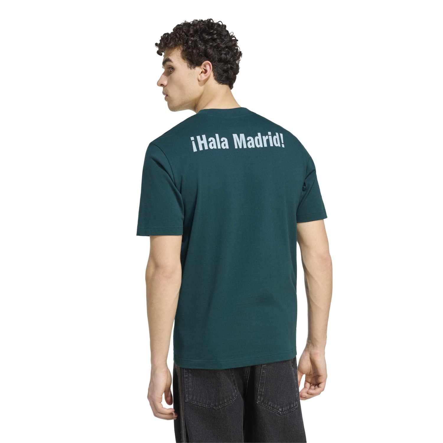 Mens adidas SZN Graphic T-Shirt 26/27 Green - Image 3