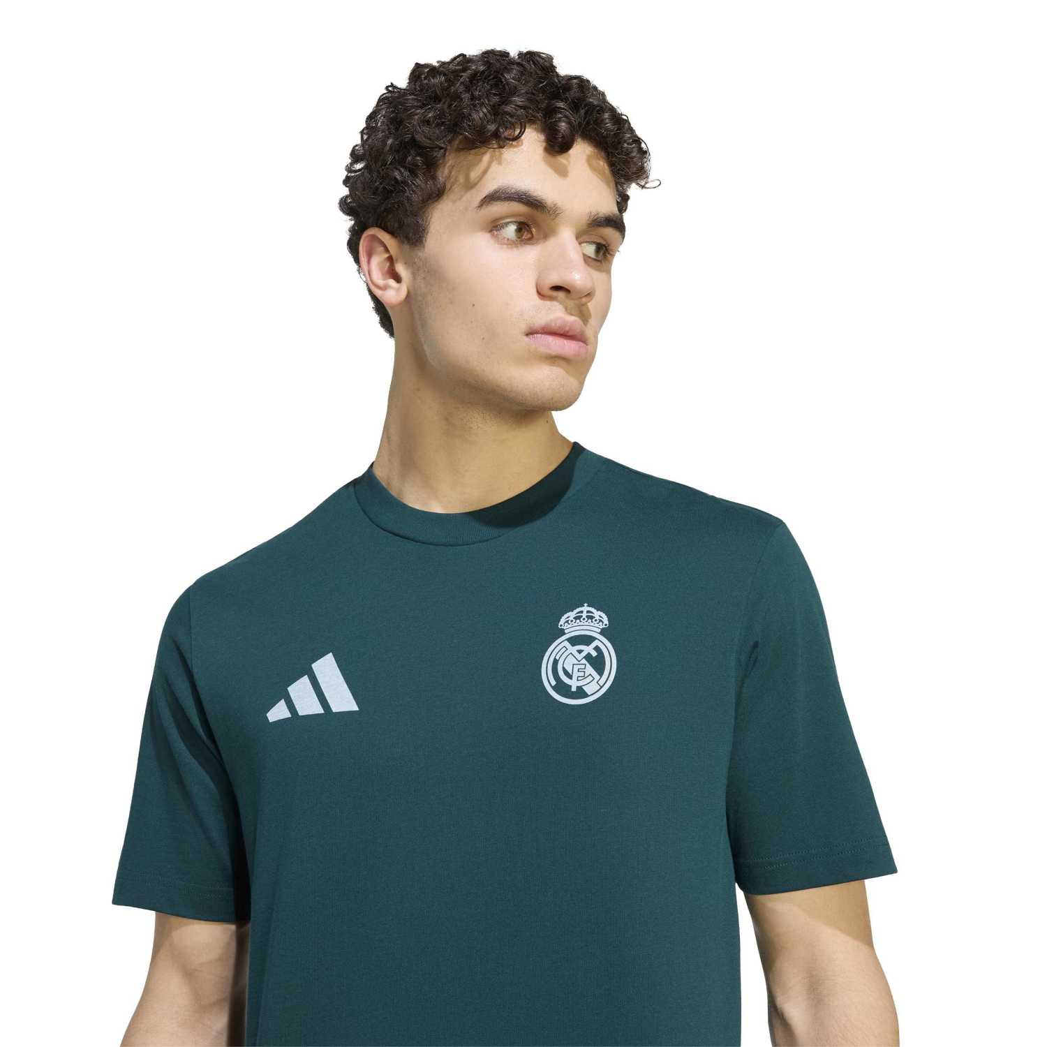 Mens adidas SZN Graphic T-Shirt 26/27 Green - Image 5