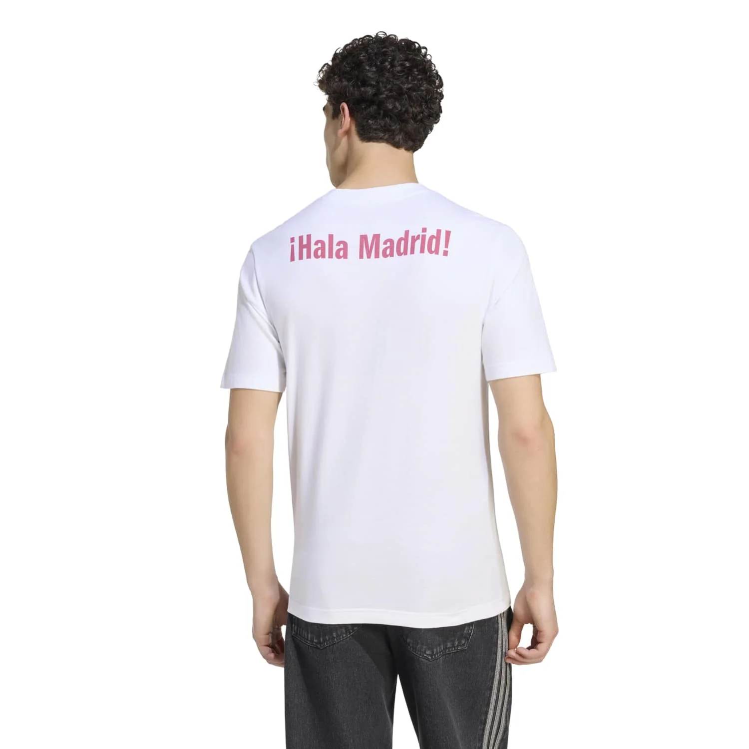 Mens adidas SZN Graphic T-Shirt 26/27 White - Image 3