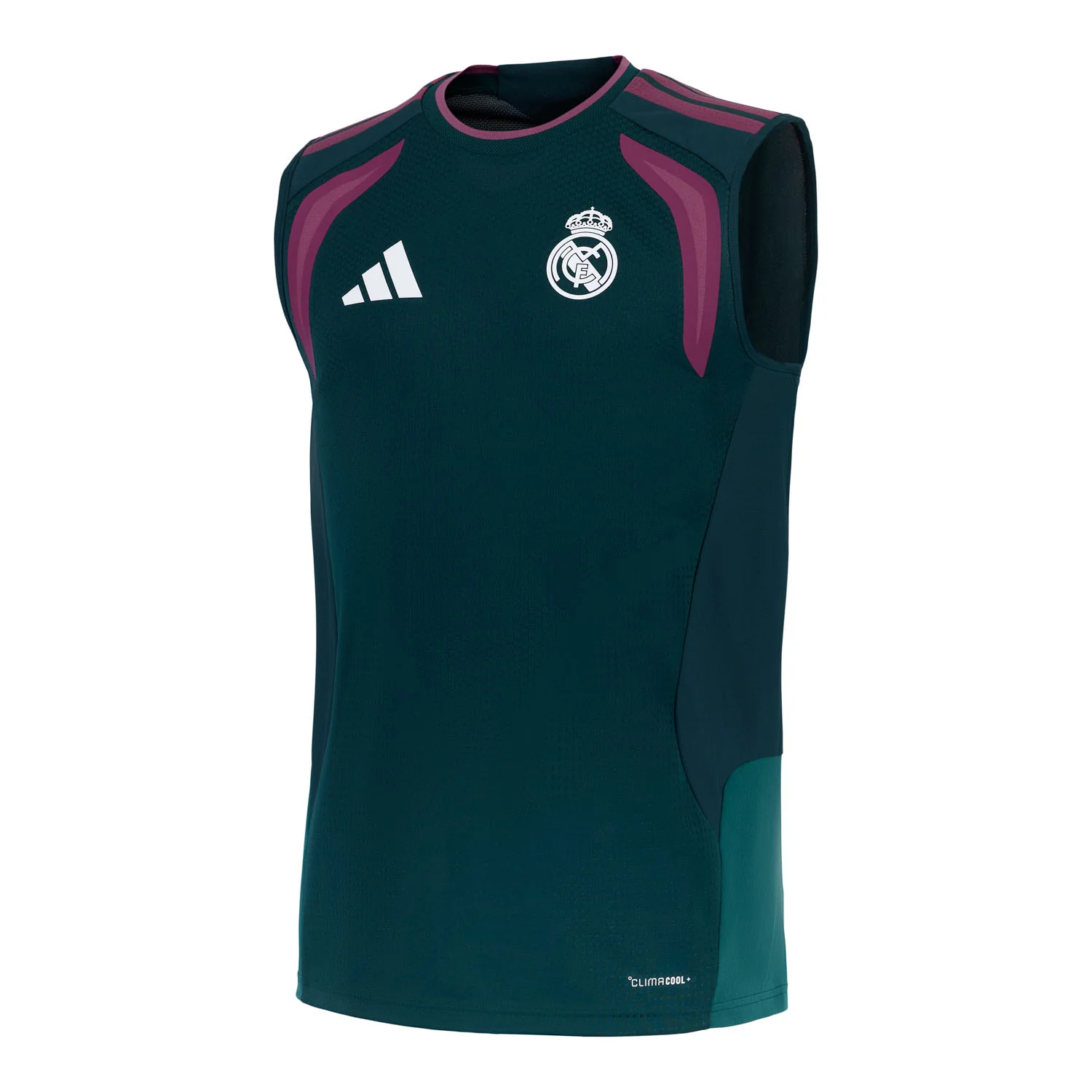 Mens adidas Pro Training Sleeveless Shirt 26/27 Green - Image 2