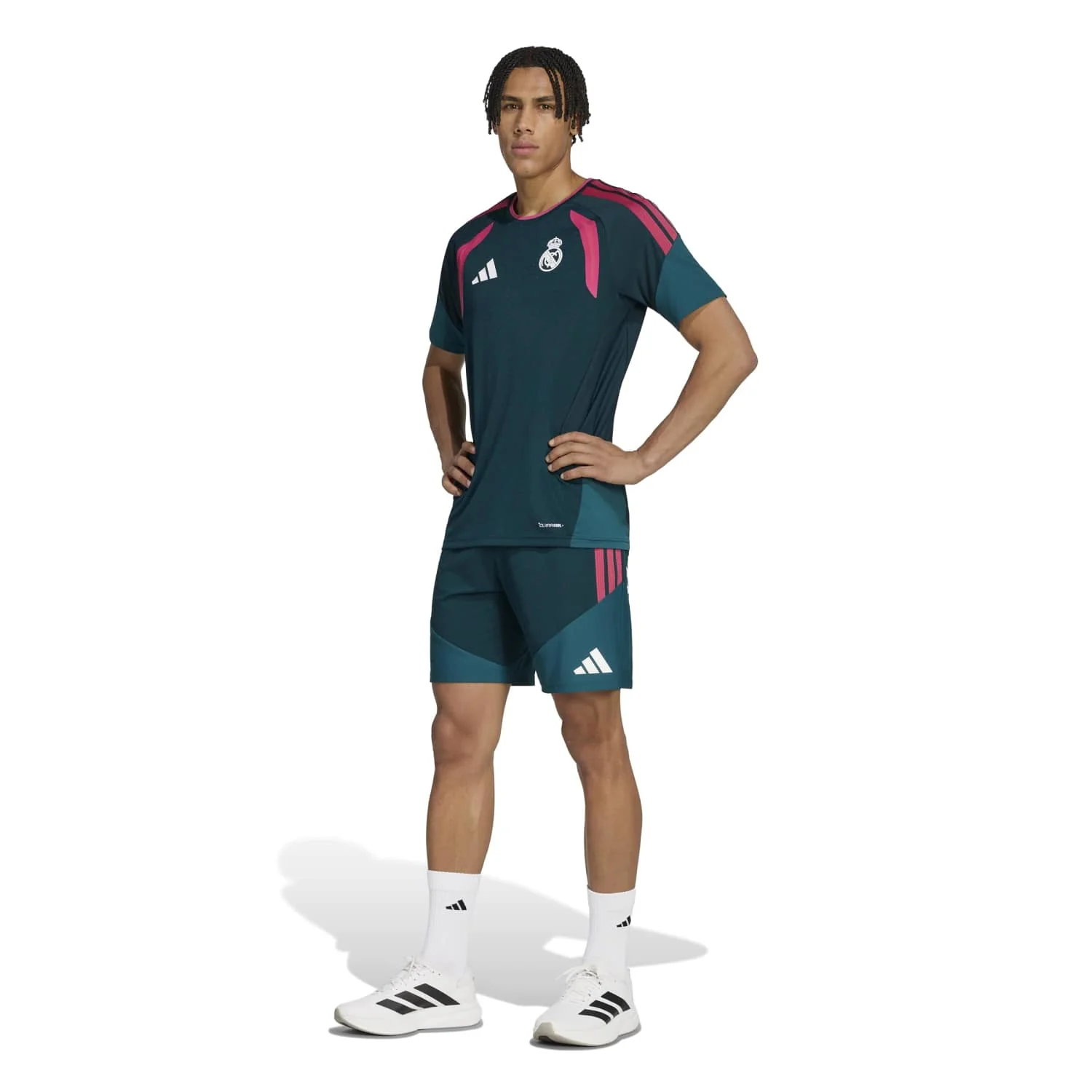 Mens adidas Pro Training Shirt 26/27 Green - Image 5