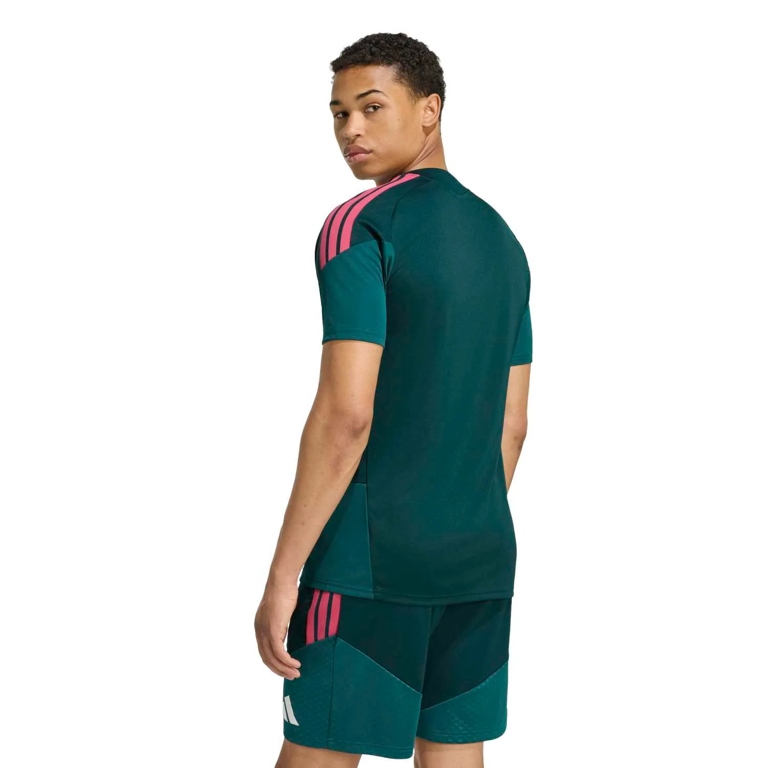 Mens adidas Training Shirt 26/27 Green - Image 4