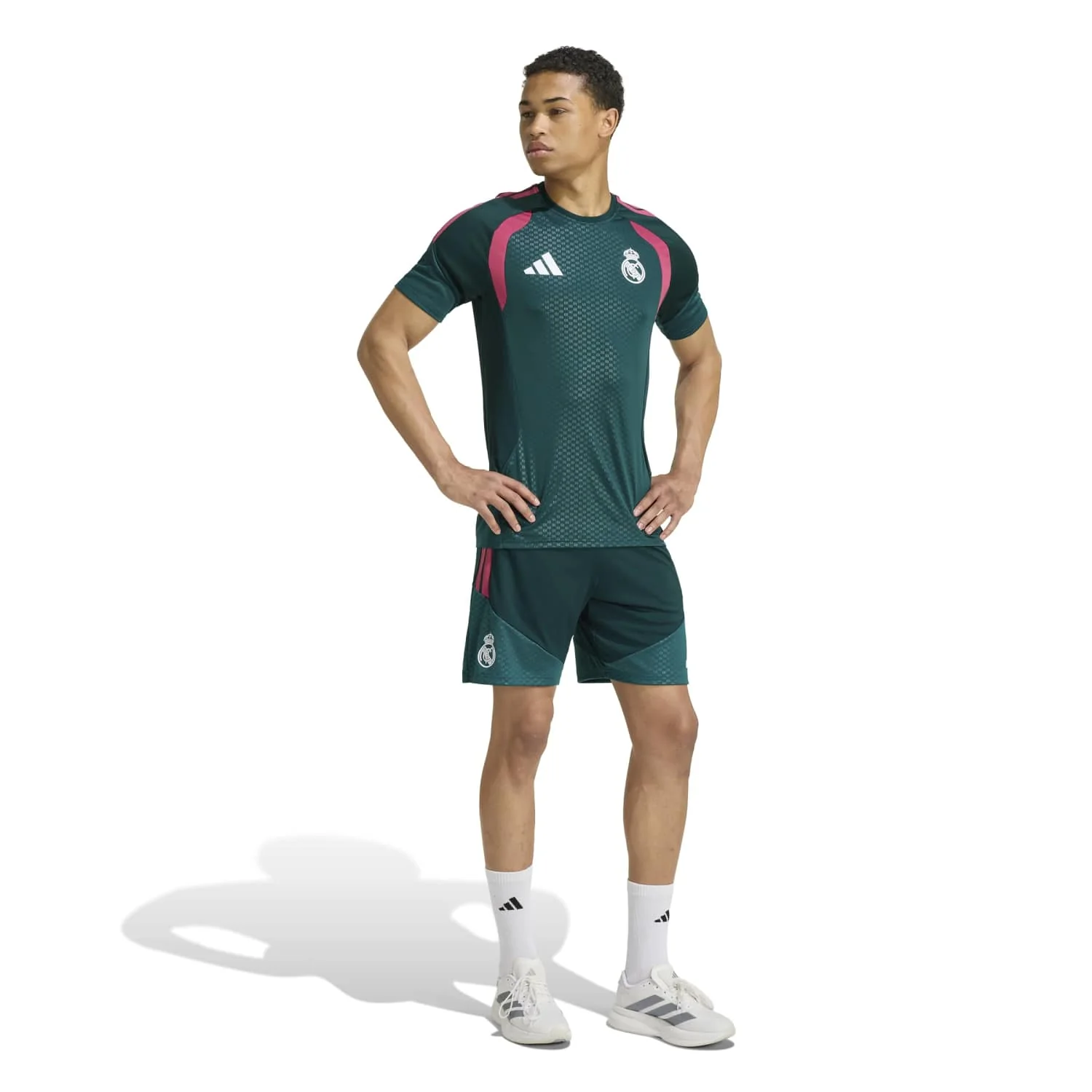 Mens adidas Training Shirt 26/27 Green - Image 5