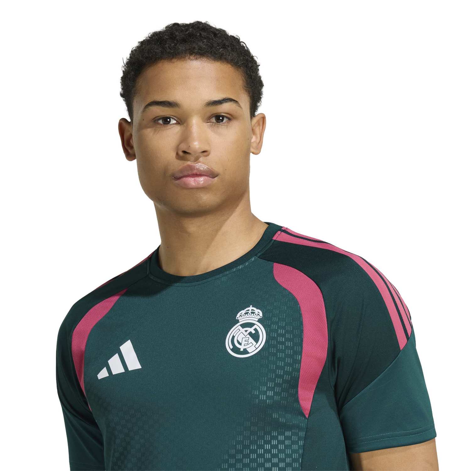 Mens adidas Training Shirt 26/27 Green - Image 7