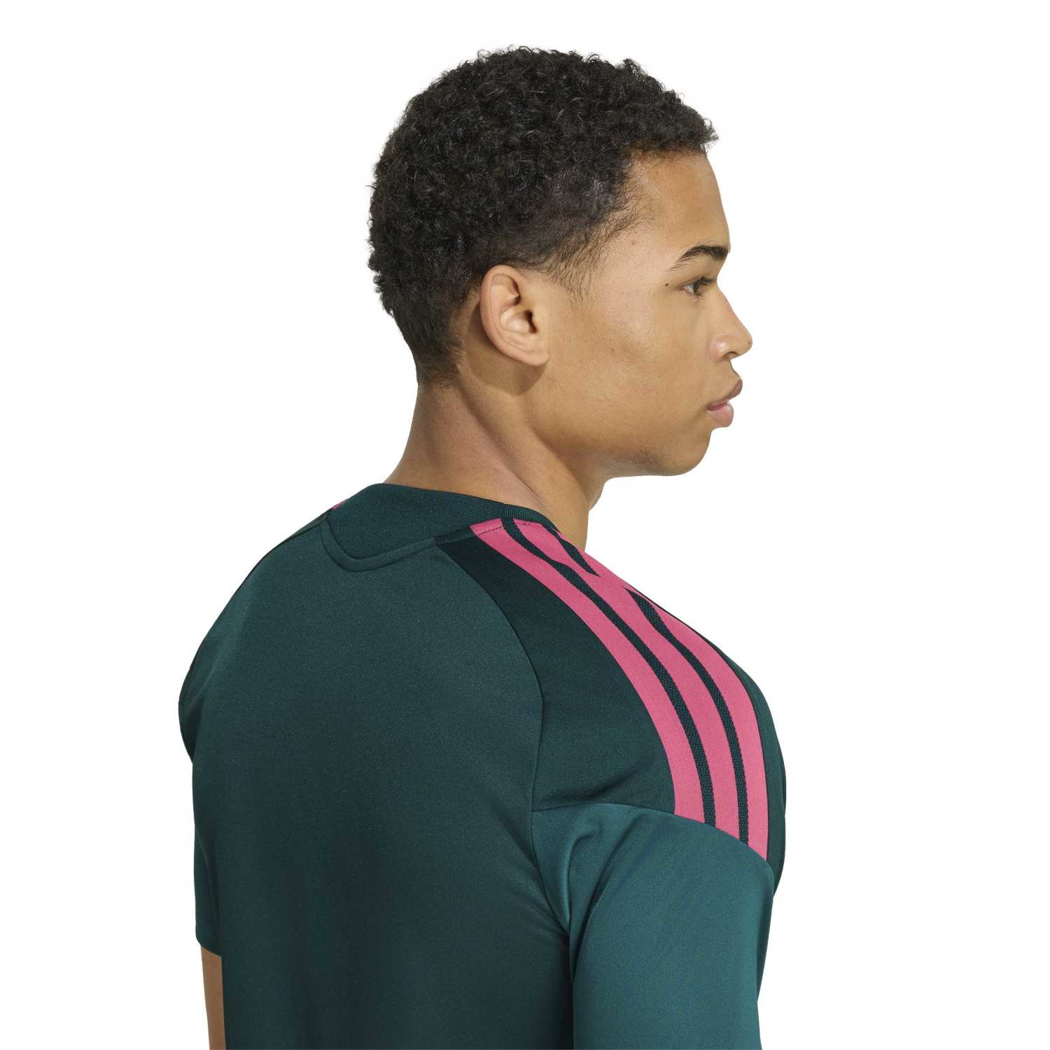 Mens adidas Training Shirt 26/27 Green - Image 8