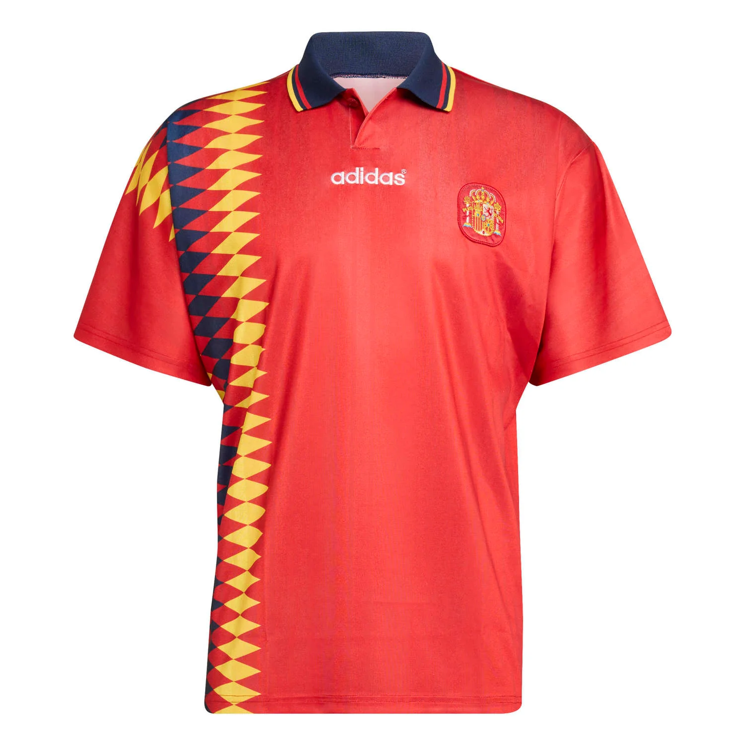 Spain Mens Home Retro Jersey 1996 Red