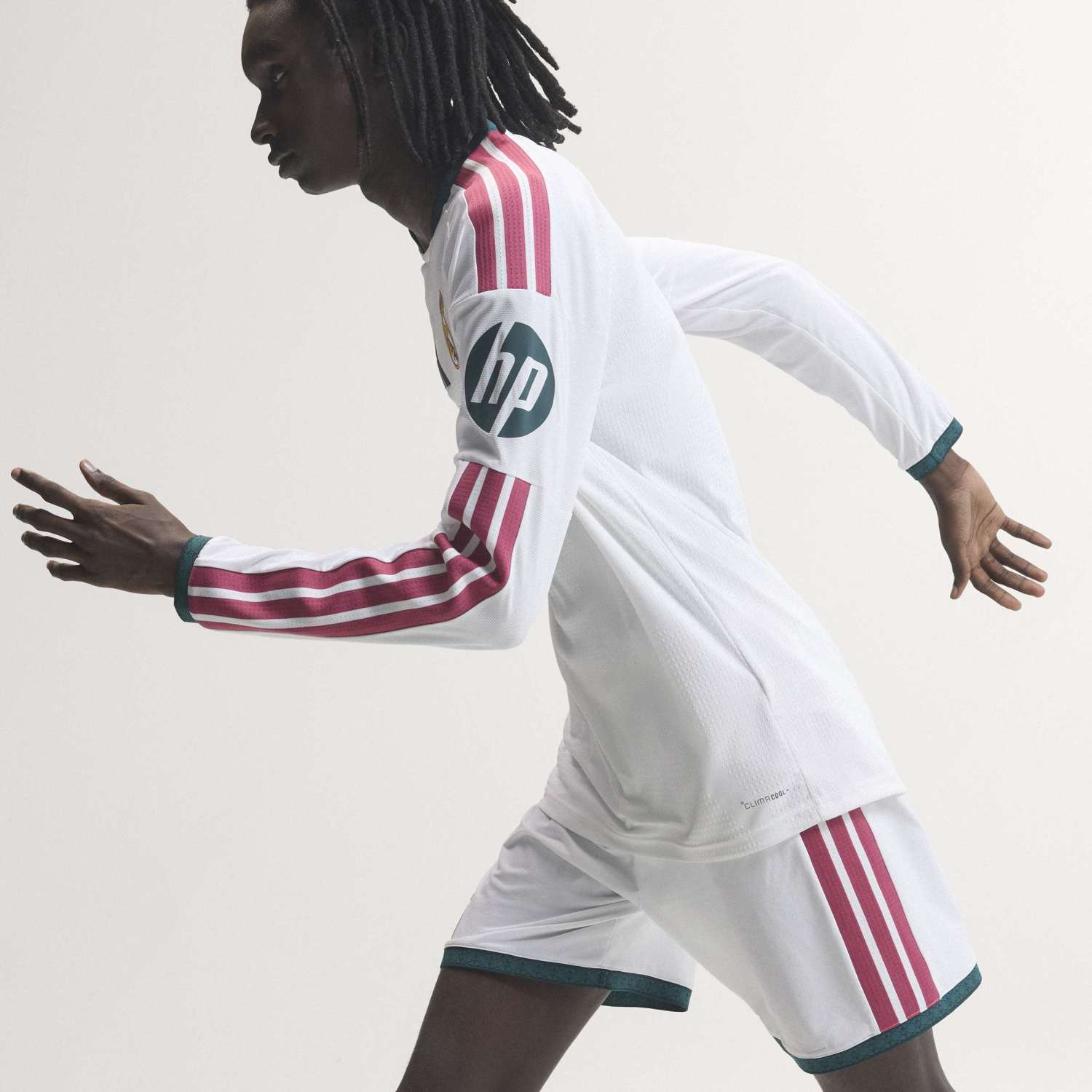 Mens Home Authentic Long Sleeve Jersey 26/27 White - Image 14