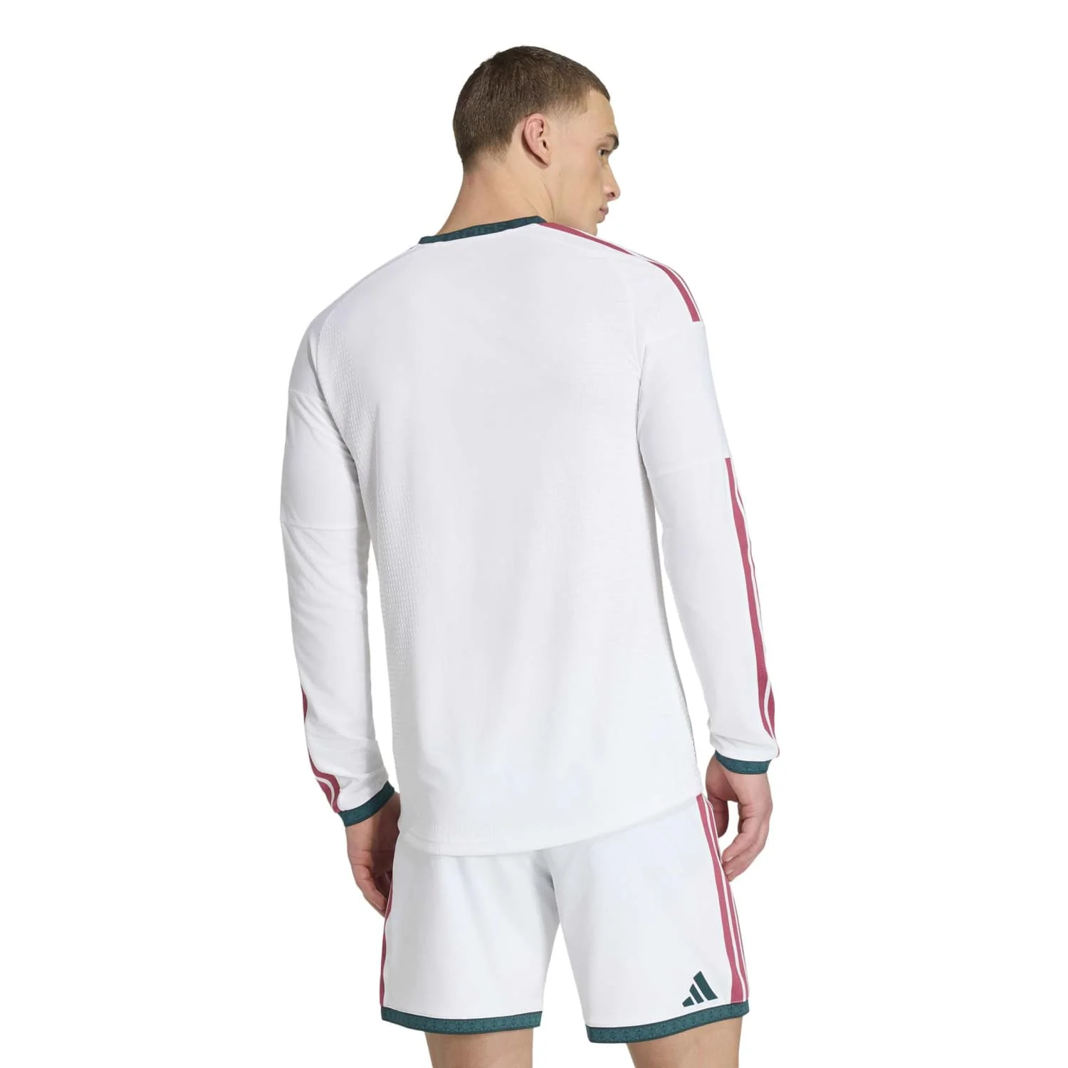 Mens Home Authentic Long Sleeve Jersey 26/27 White - Image 17