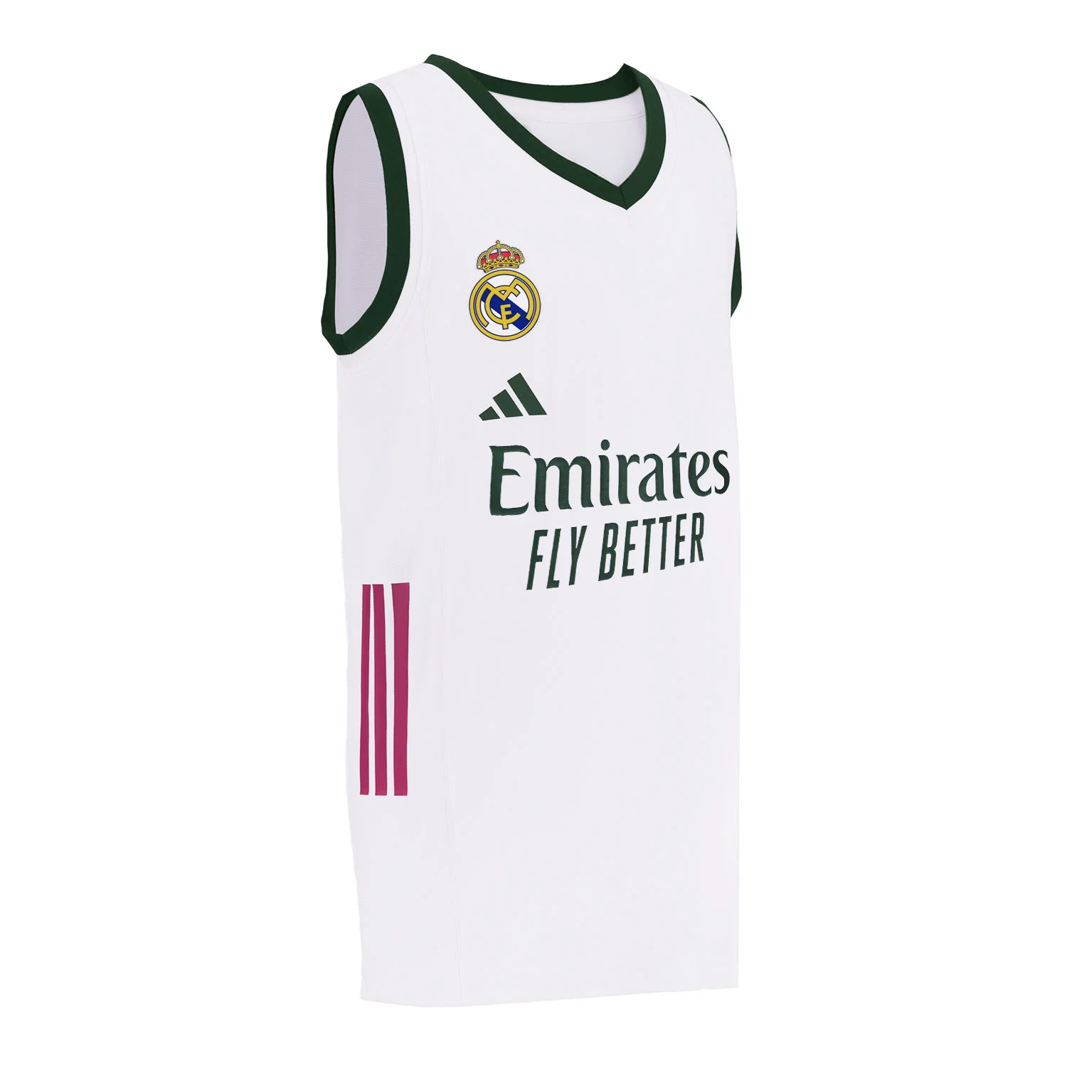Mens Home Basketball Shirt 26/27 White - Image 2