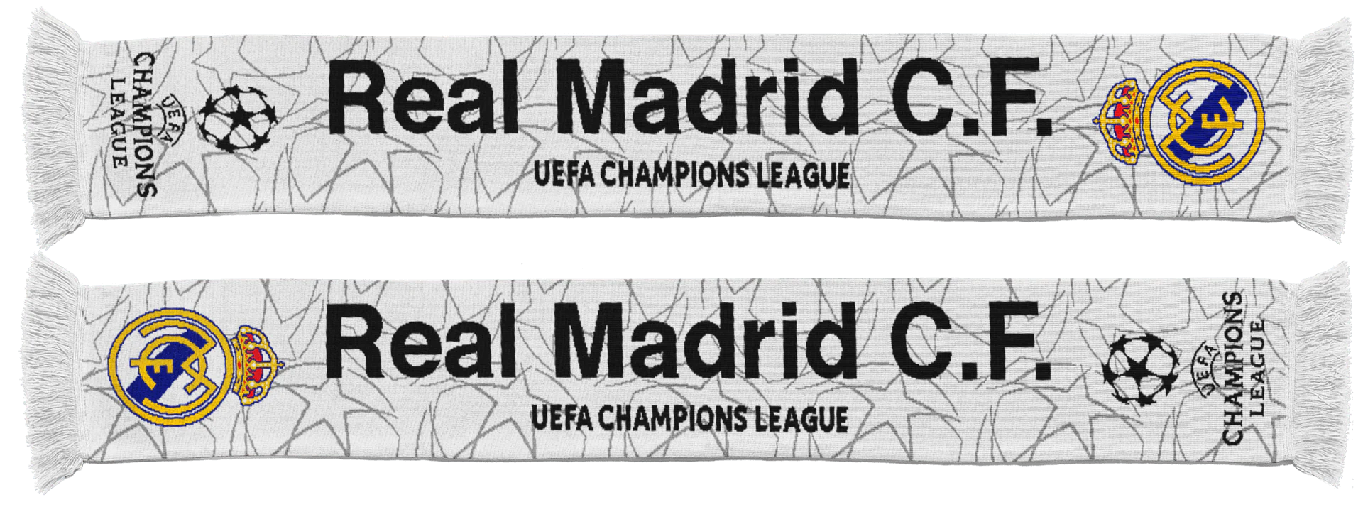 UCL Scarf White