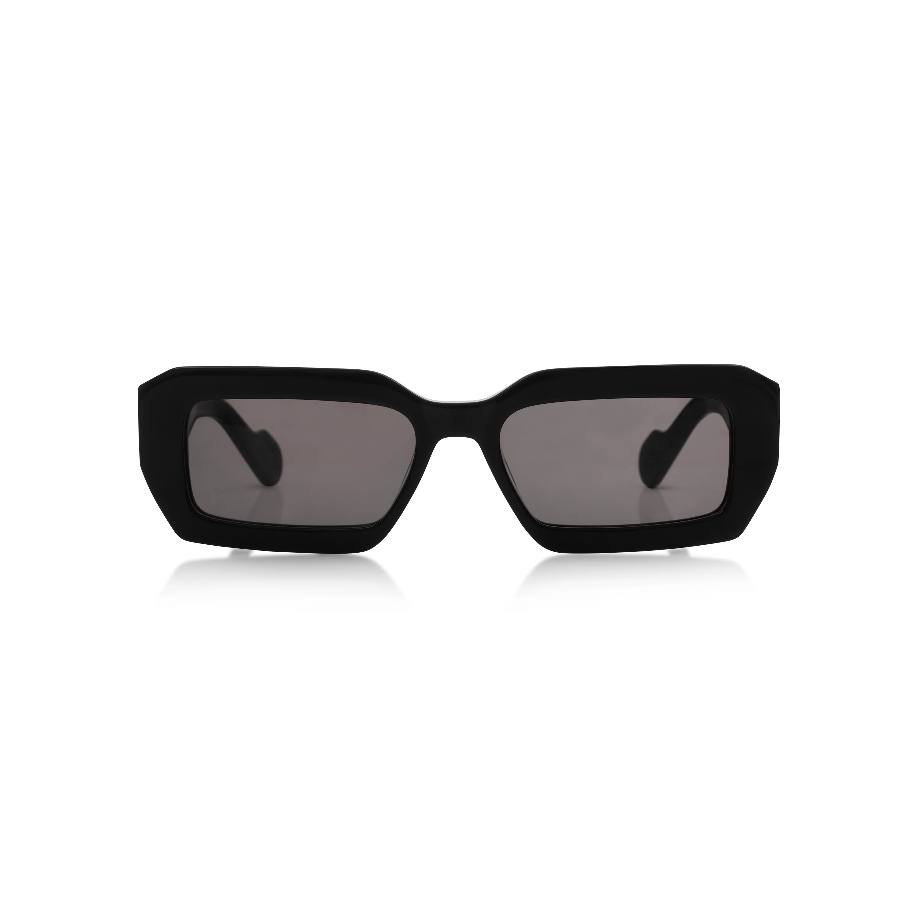 Square Real Madrid Acetate Sunglasses Black