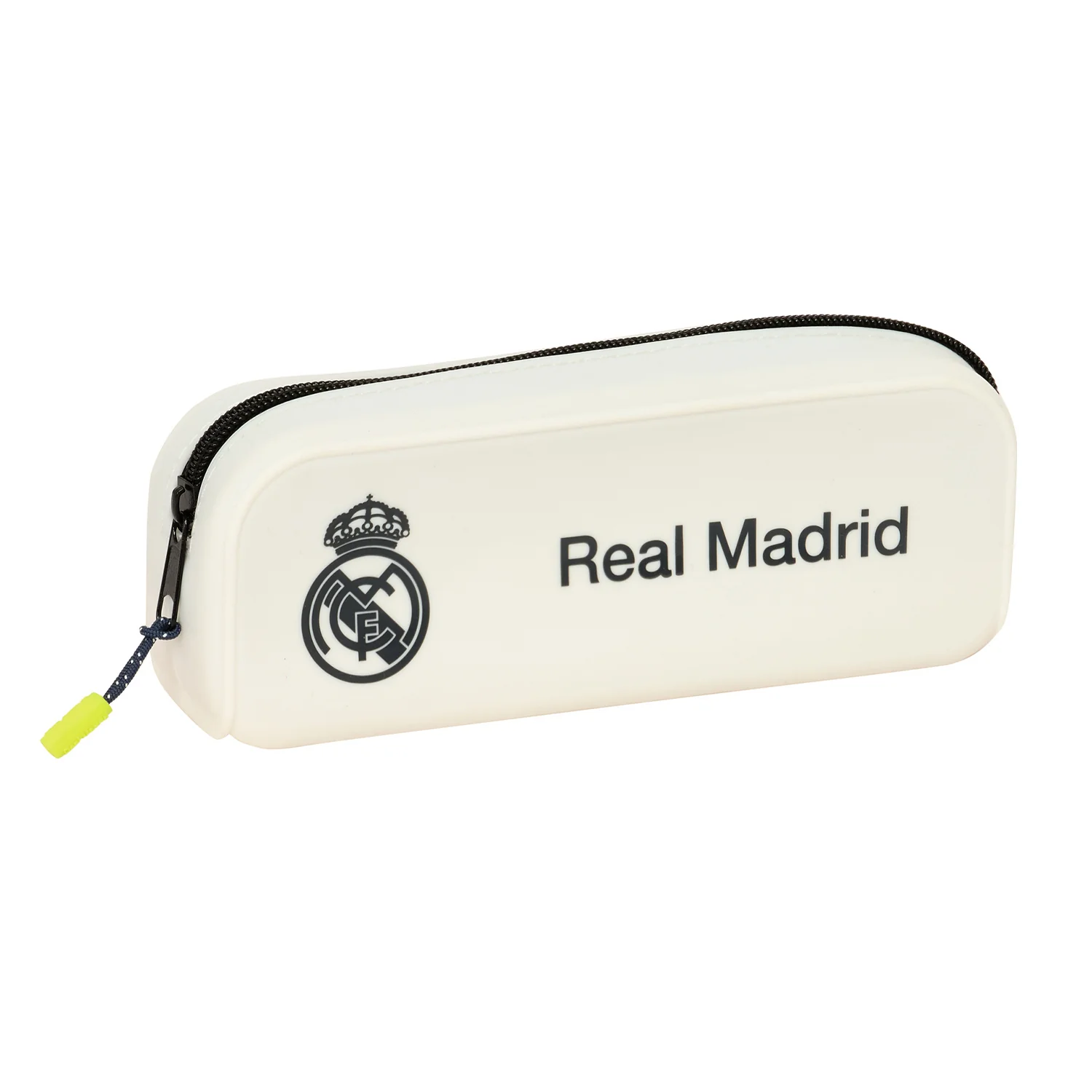 Squared Silicone Pencil Case White/Black