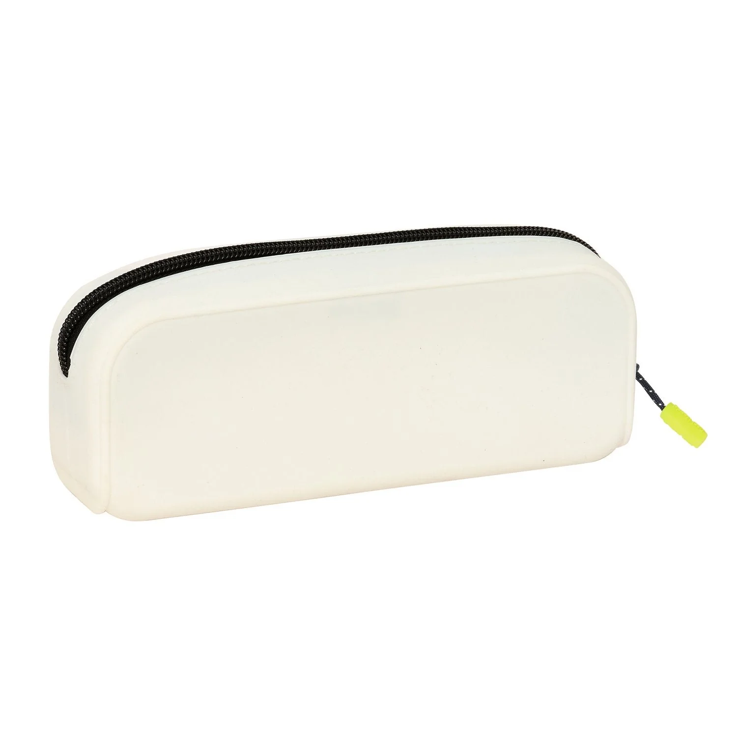 Squared Silicone Pencil Case White/Black - Image 2
