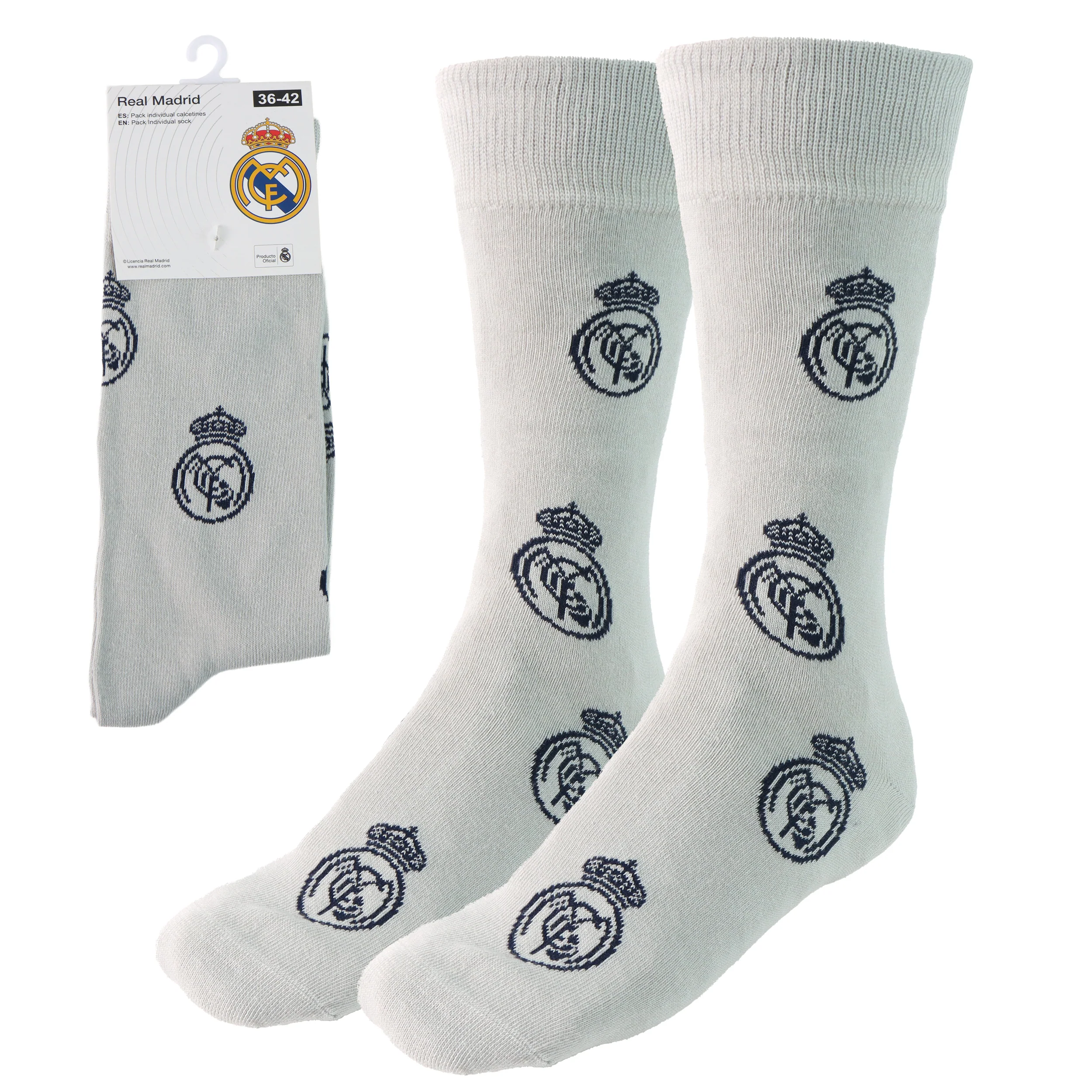 Long Youth Grey Socks - Image 6