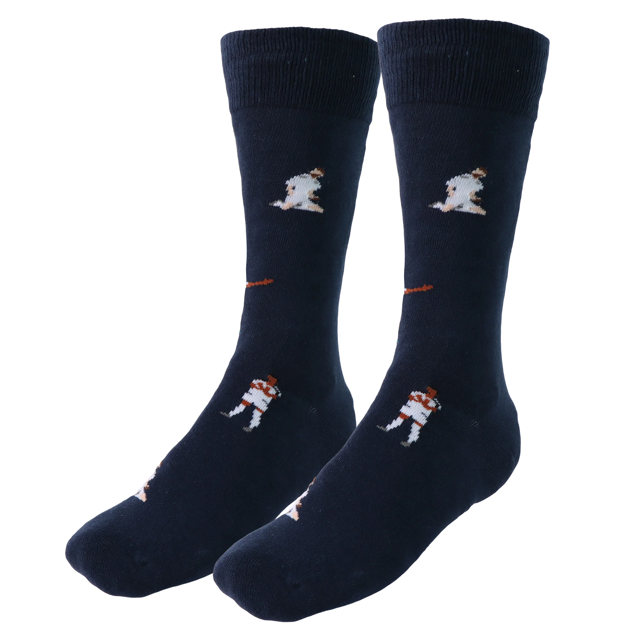 Long Youth Player Navy Socks