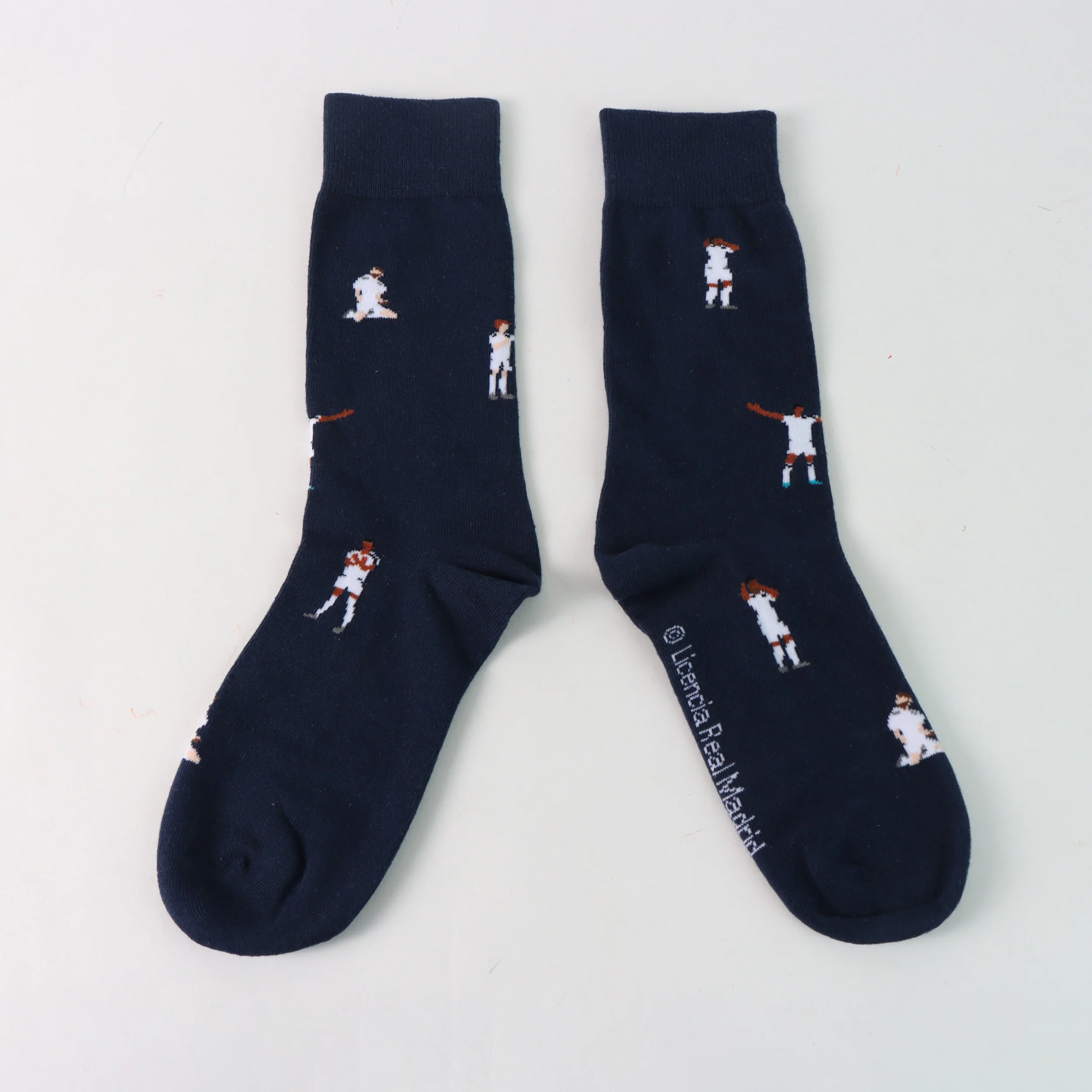Long Youth Player Navy Socks - Image 4