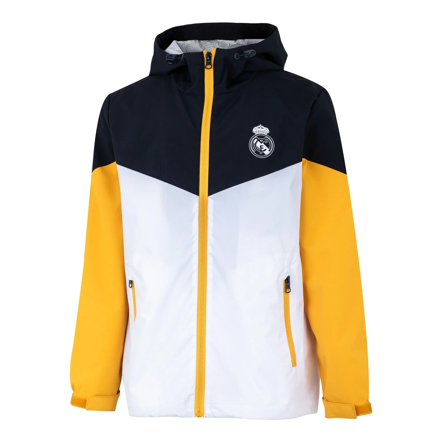 Kids Outerwear Color Block Windbreaker White - Image 2