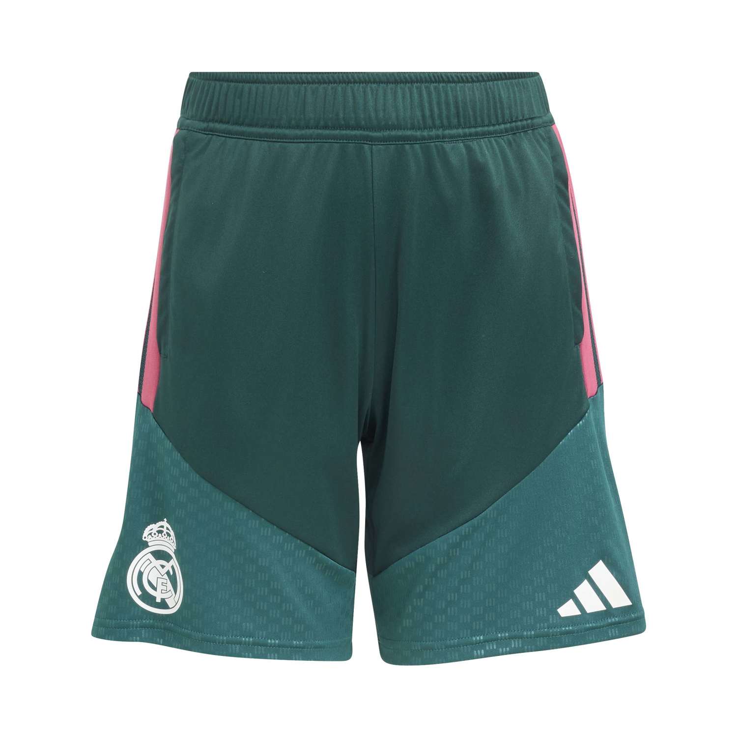 Youth adidas Training Shorts 26/27 Green - Image 2