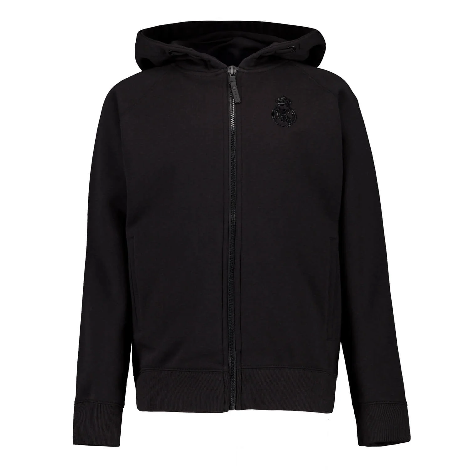 Kids Blackout Hoodie Globe Backprint Black Real Madrid - Image 2