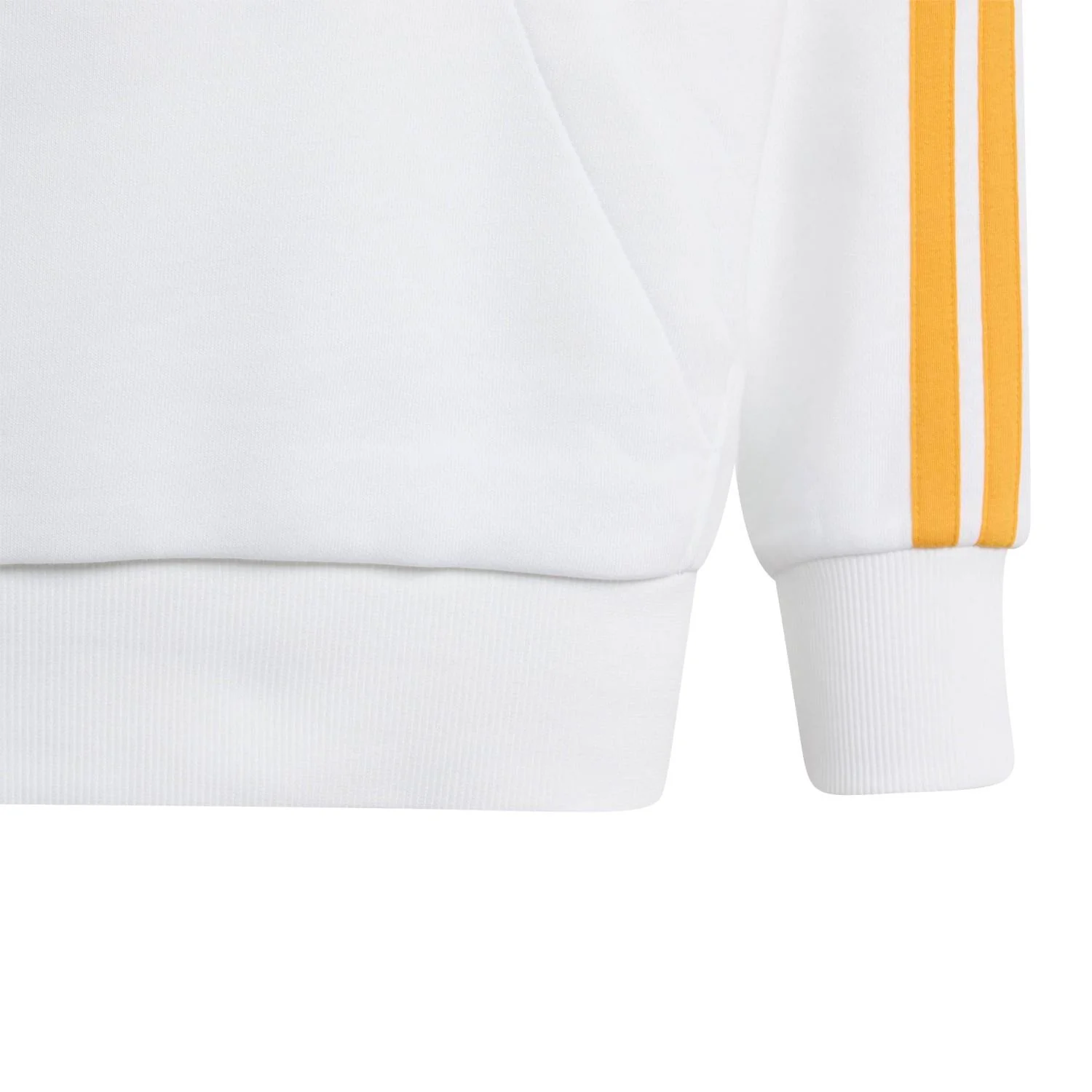 Youth adidas DNA Hoodie 26/27 White - Image 3