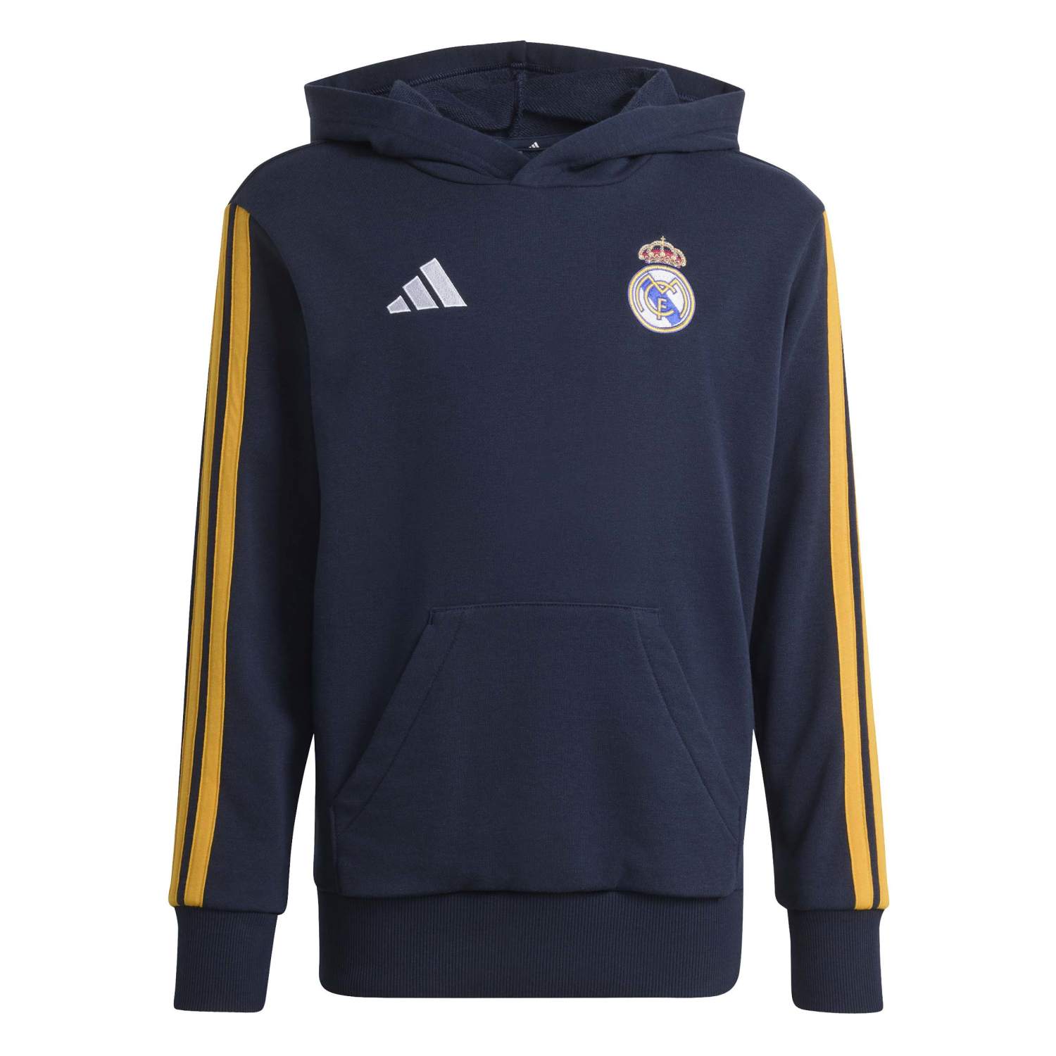 Youth adidas DNA Hoodie 26/27 Navy - Image 2