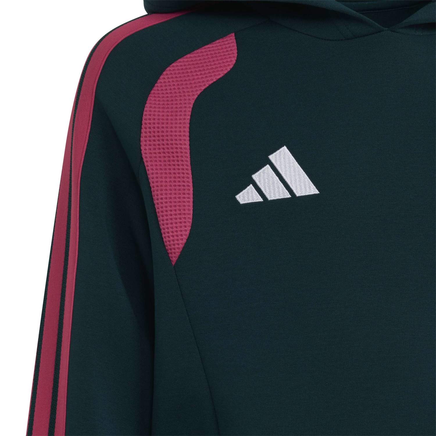 Youth adidas Training Hoodie 26/27 Green - Image 5