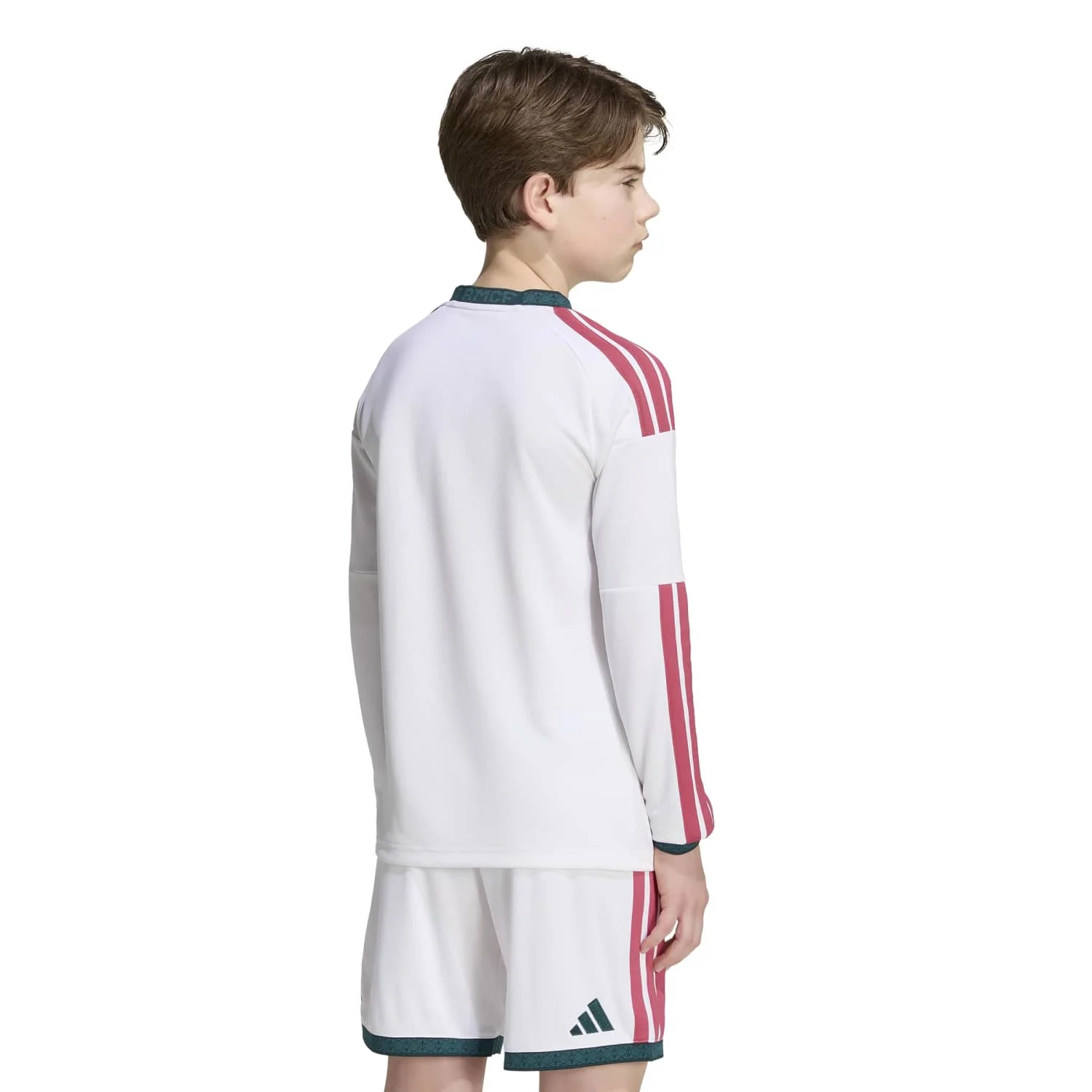 Youth Home Long Sleeve Jersey 26/27 White - Image 4