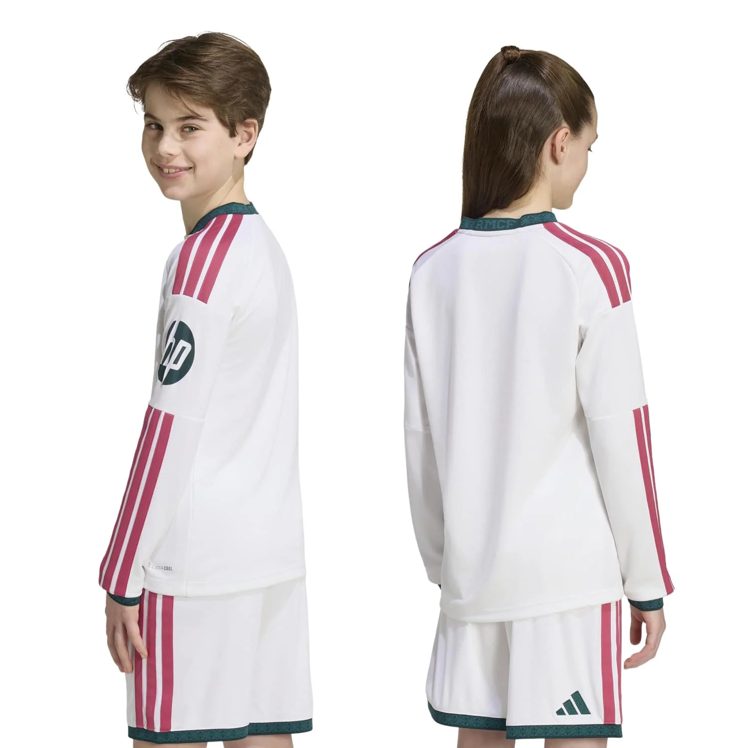 Youth Home Long Sleeve Jersey 26/27 White - Image 8