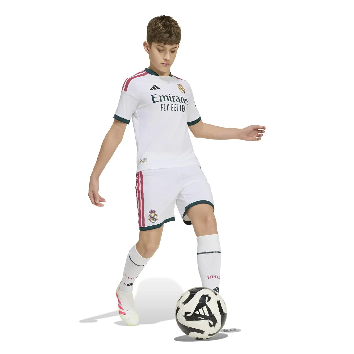 Youth Home Authentic Jersey 26/27 White - Image 6