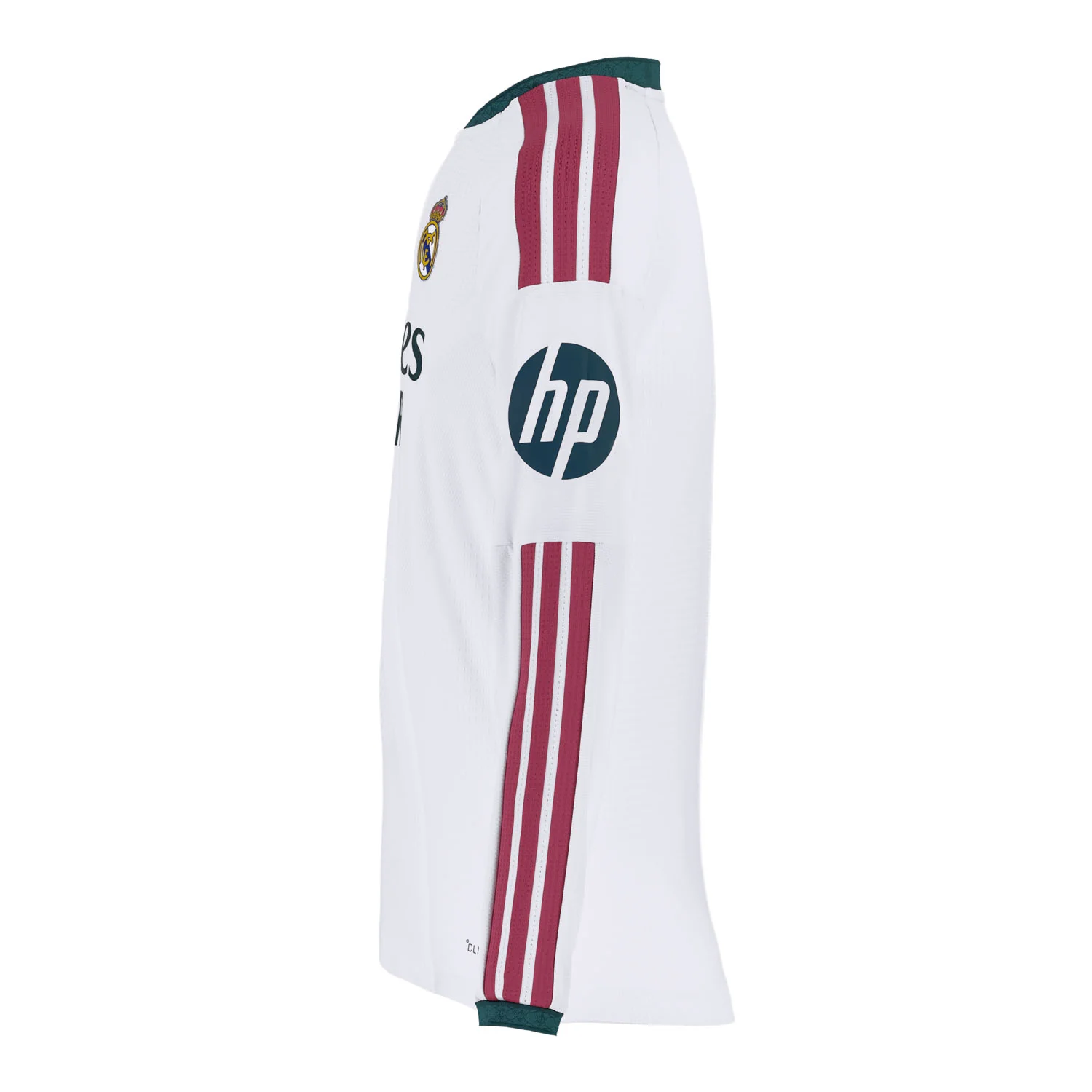 Youth Home Authentic Long Sleeve Jersey 26/27 White - Image 4